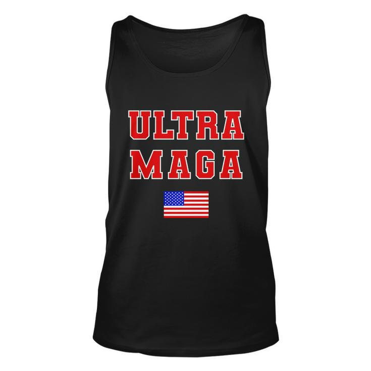 Ultra Maga Varsity Usa United States Flag Logo Tshirt Unisex Tank Top