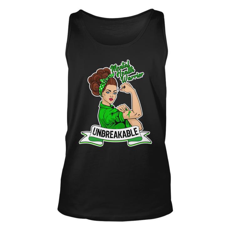 Unbreakable Mental Health Warrior V2 Unisex Tank Top