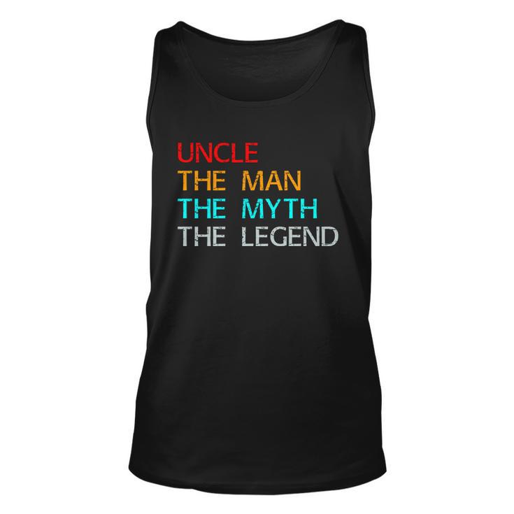 Uncle The Man The Myth The Legend Unisex Tank Top