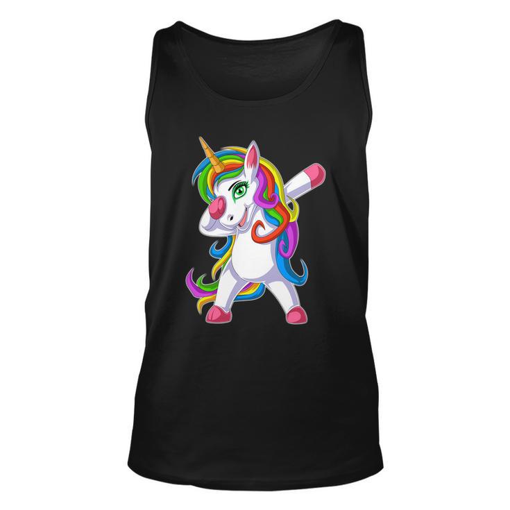 Unicorn Dabbing V2 Unisex Tank Top