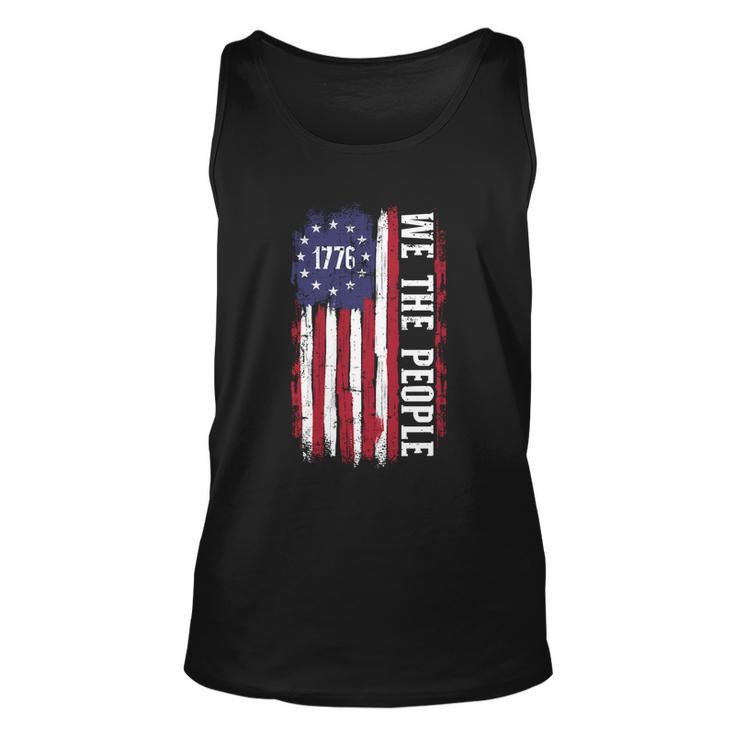 Us American Flag 1776 We The People For Independence Day Gift Unisex Tank Top