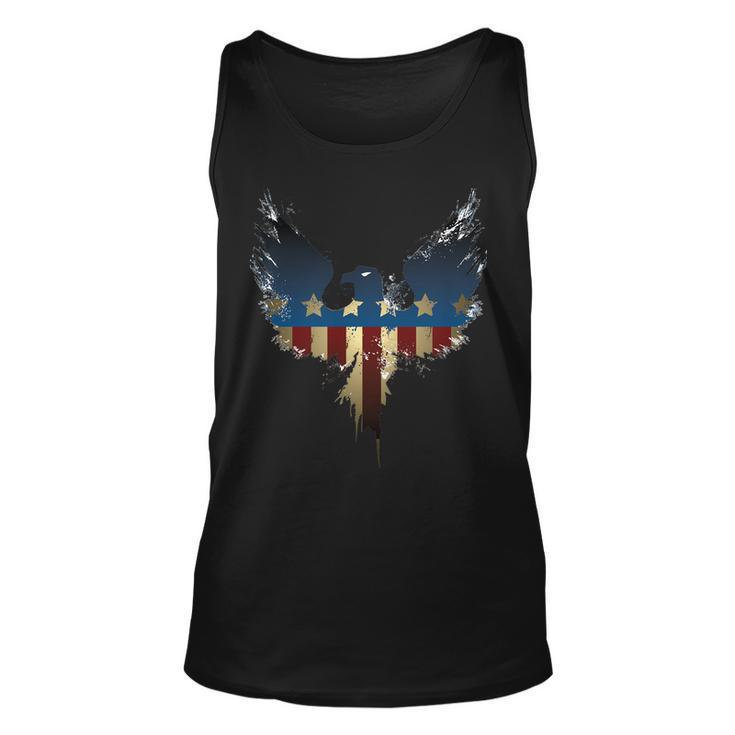 Usa Eagle American Flag Grunge Tshirt Unisex Tank Top