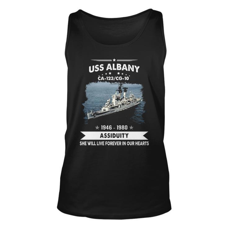 Uss Albany Cg 10 Ca  Unisex Tank Top