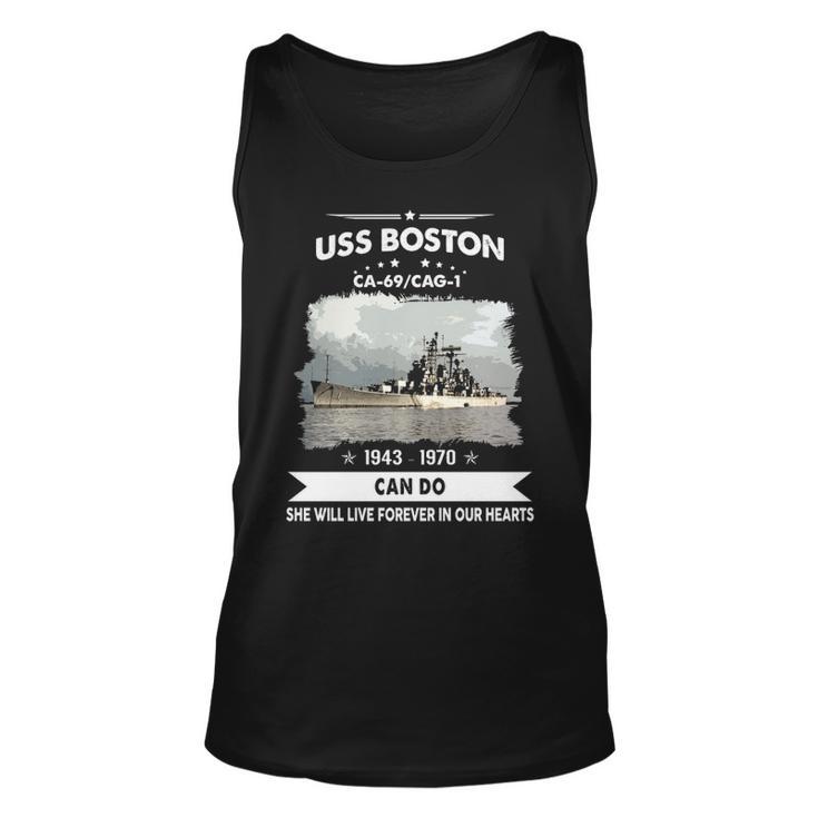 Uss Boston Ca 69 Cag  Unisex Tank Top