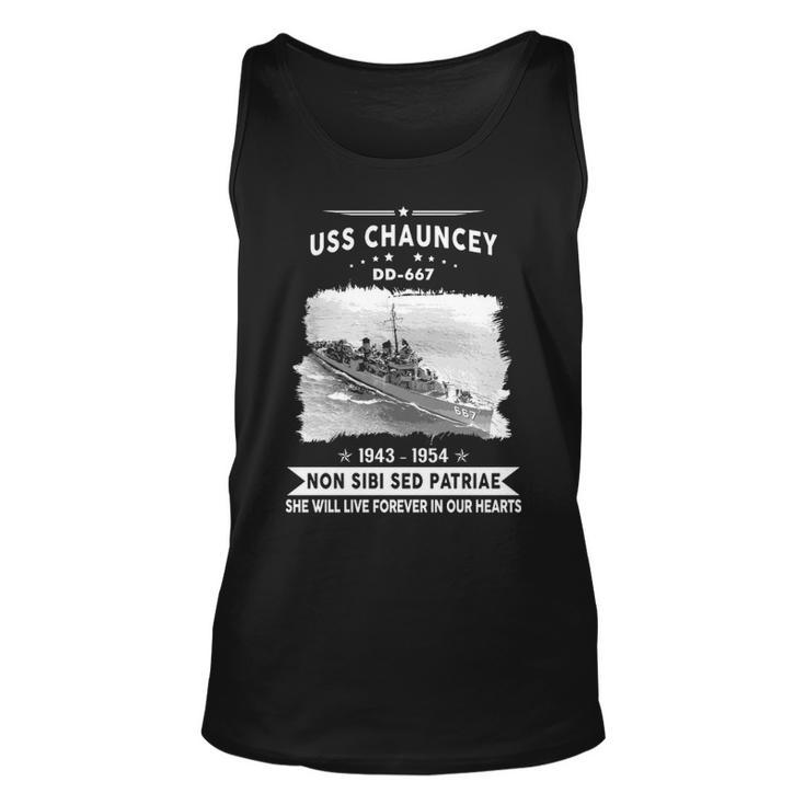 Uss Chauncey Dd  Unisex Tank Top