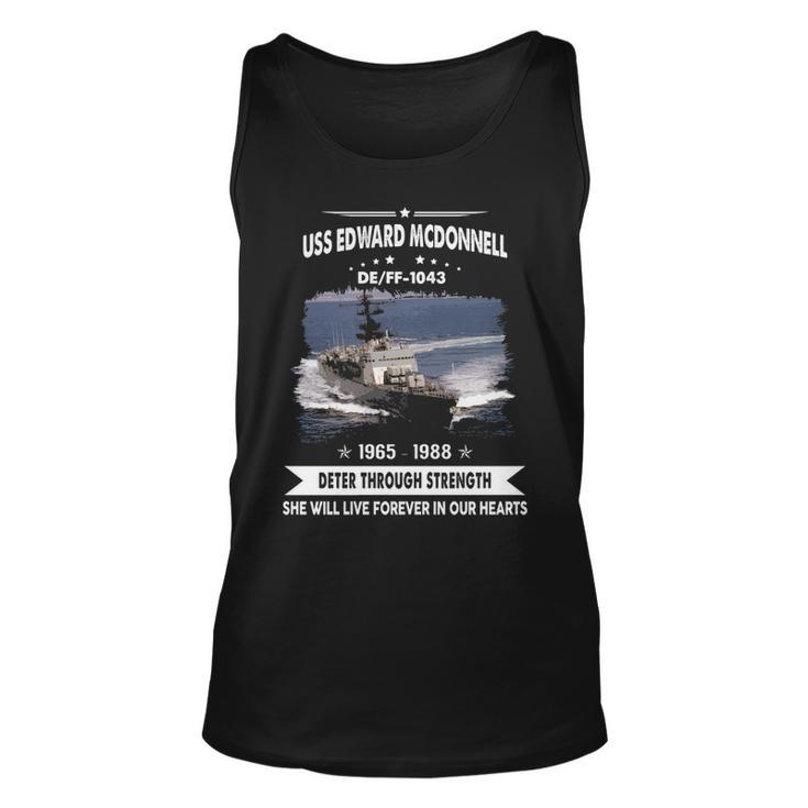 Uss Edward Mcdonnell  Ff 1043 De  Unisex Tank Top