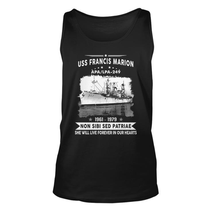 Uss Francis Marion Lpa 249 Apa  Unisex Tank Top