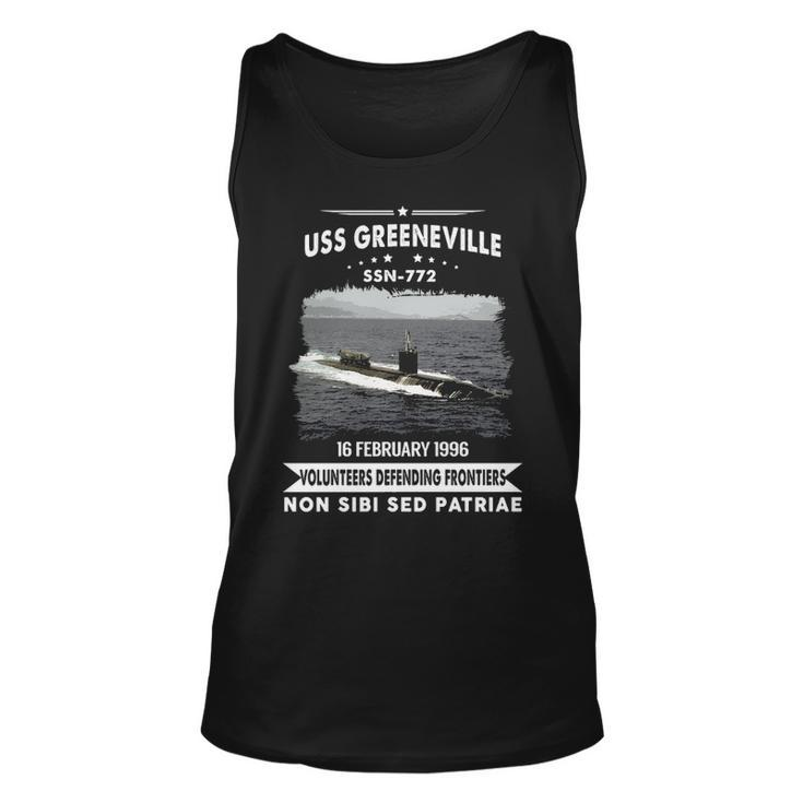 Uss Greeneville Ssn  Unisex Tank Top