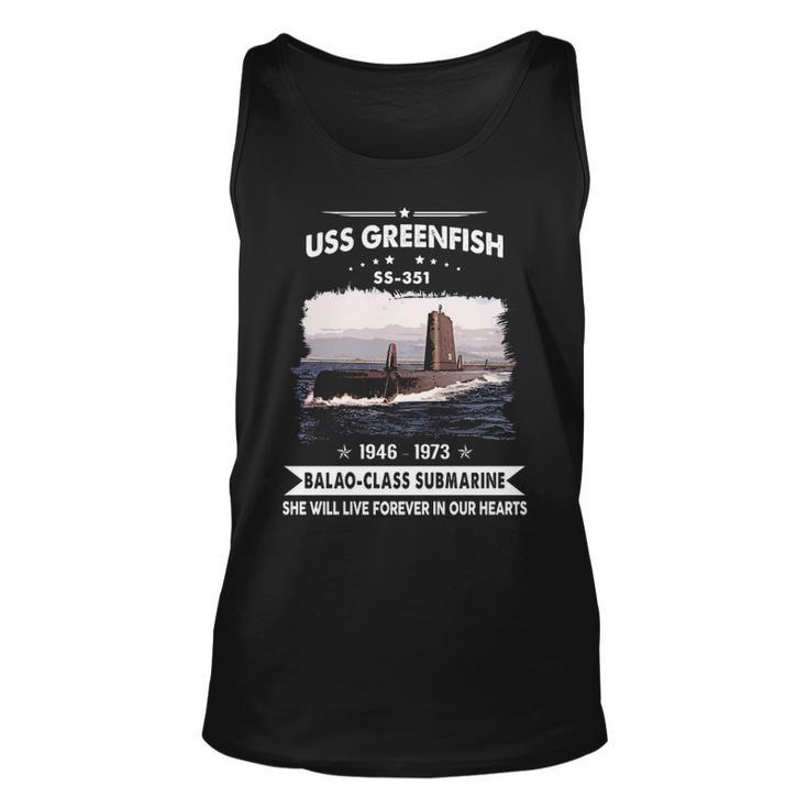 Uss Greenfish Ss  Unisex Tank Top