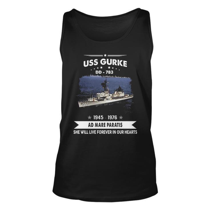 Uss Gurke Dd  V2 Unisex Tank Top