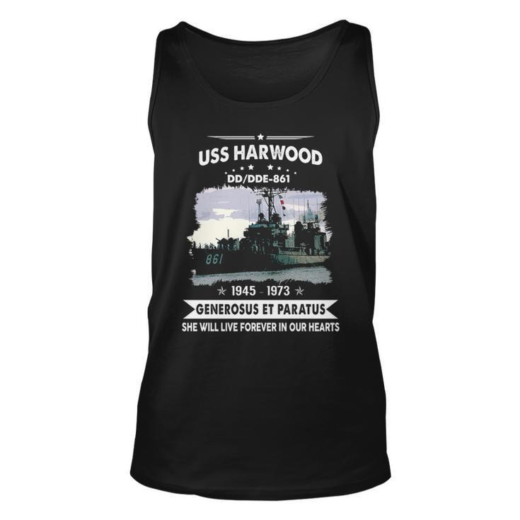 Uss Harwood Dd  Unisex Tank Top