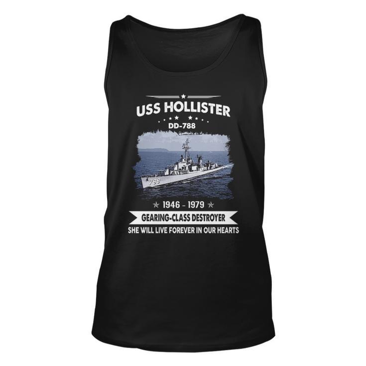 Uss Hollister Dd  Unisex Tank Top