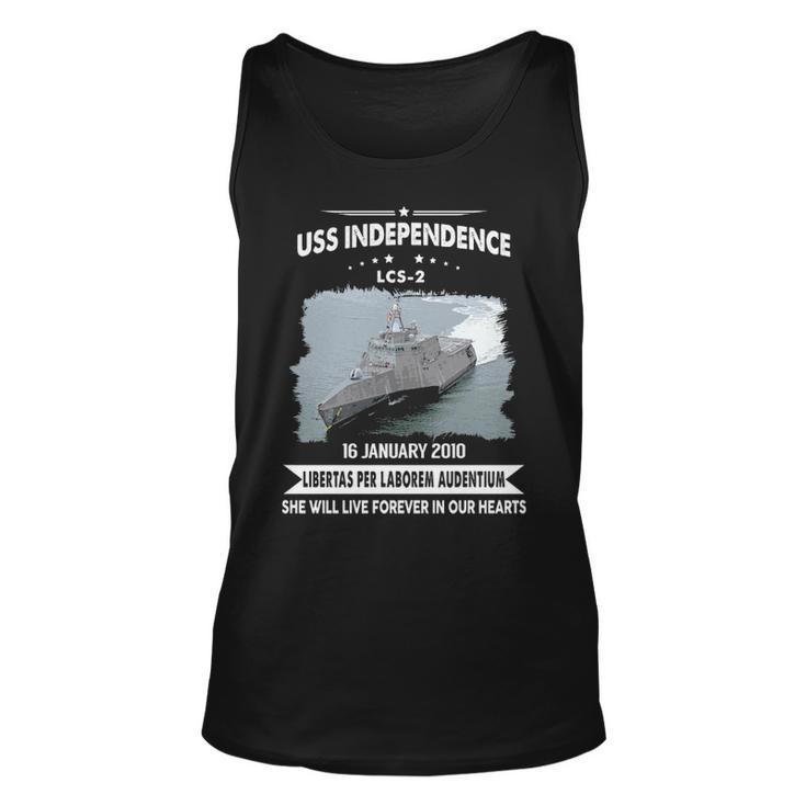 Uss Independence Lcs  Unisex Tank Top