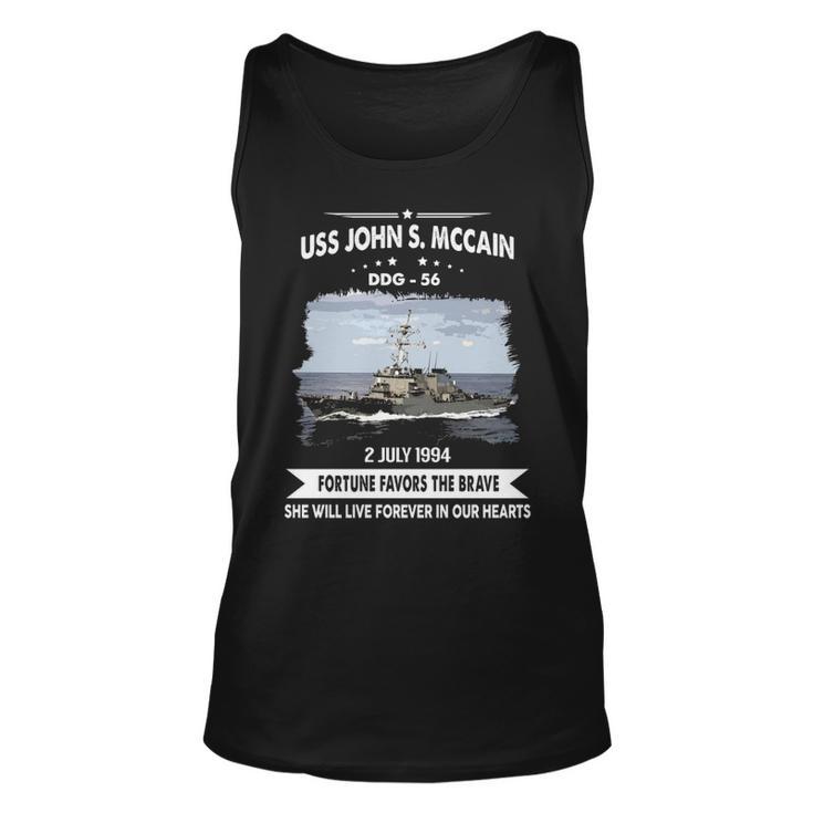 Uss John S Mccain Ddg  V2 Unisex Tank Top