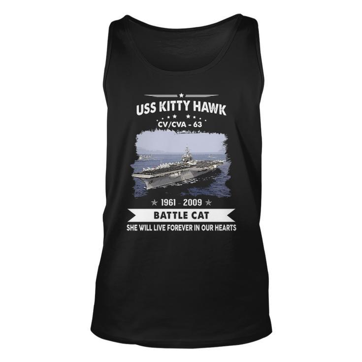 Uss Kitty Hawk Cv 63 Cva 63 Front Style Unisex Tank Top