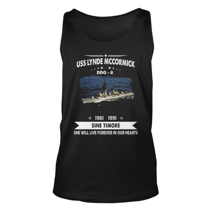 Uss Lynde Mccormick Ddg  V2 Unisex Tank Top