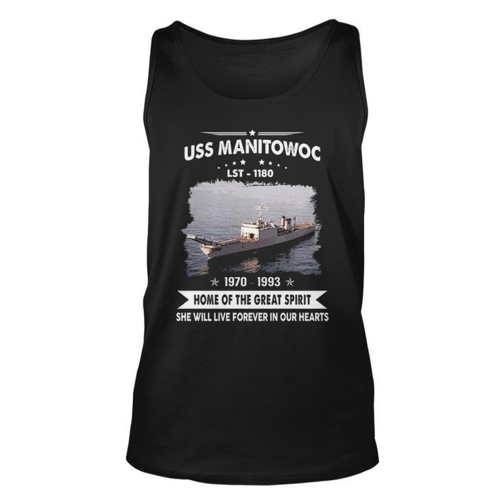 Uss Manitowoc Lst  Unisex Tank Top