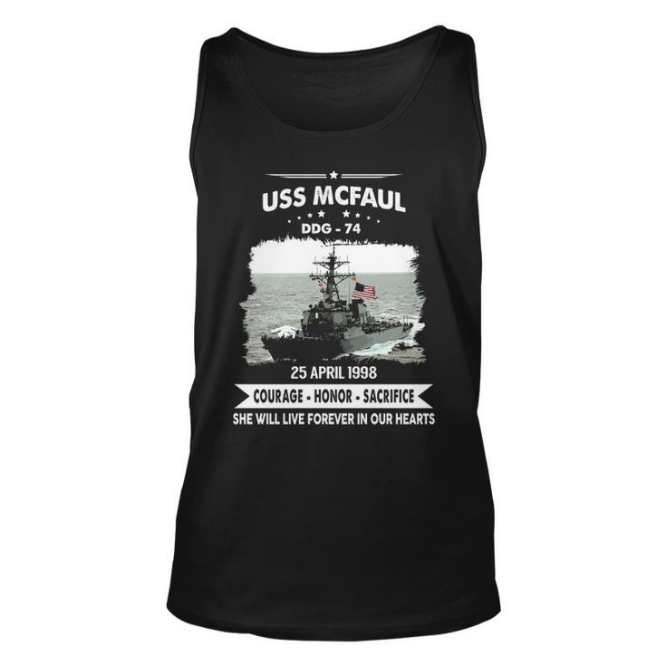 Uss Mcfaul Ddg  V2 Unisex Tank Top