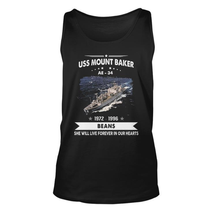 Uss Mount Baker Ae 34 Ae34 Uss Mt Baker Unisex Tank Top