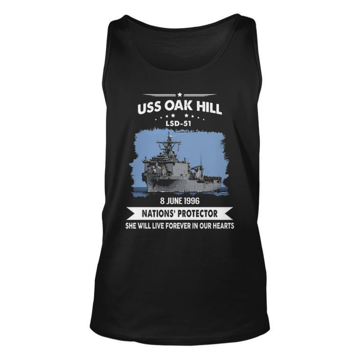 Uss Oak Hill Lsd  Unisex Tank Top