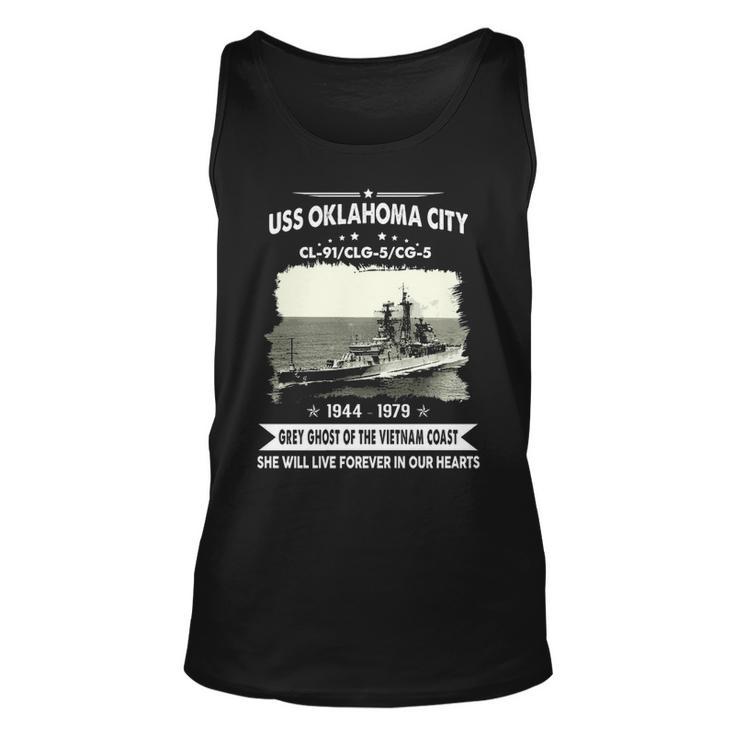 Uss Oklahoma City Clg 5 Cl  Unisex Tank Top