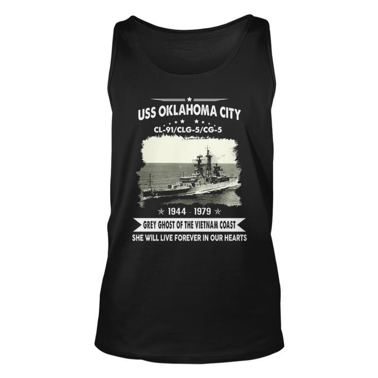 Uss Oklahoma City Clg 5 Cl  V2 Unisex Tank Top