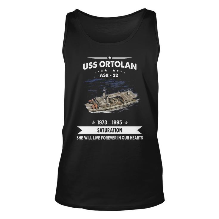 Uss Ortolan Asr  Unisex Tank Top