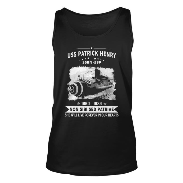 Uss Patrick Henry Ssbn  Unisex Tank Top