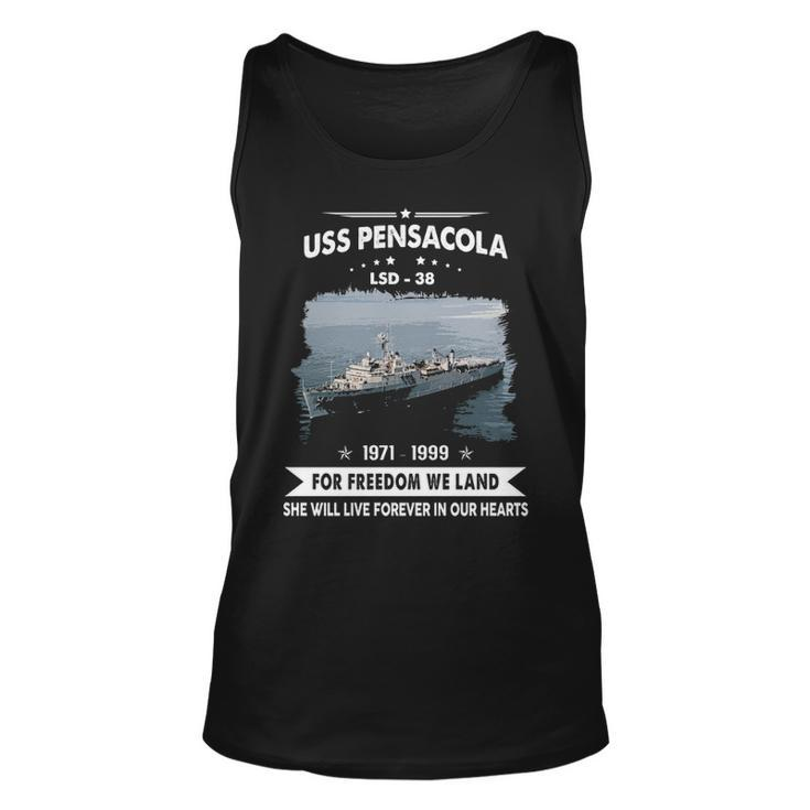 Uss Pensacola Lsd  V2 Unisex Tank Top