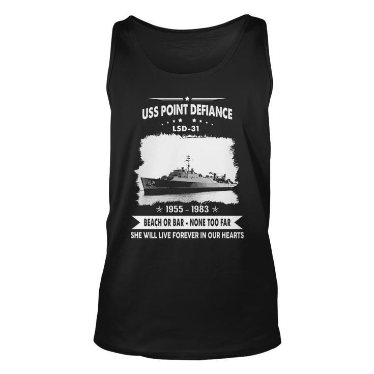 Uss Point Defiance Lsd  V2 Unisex Tank Top