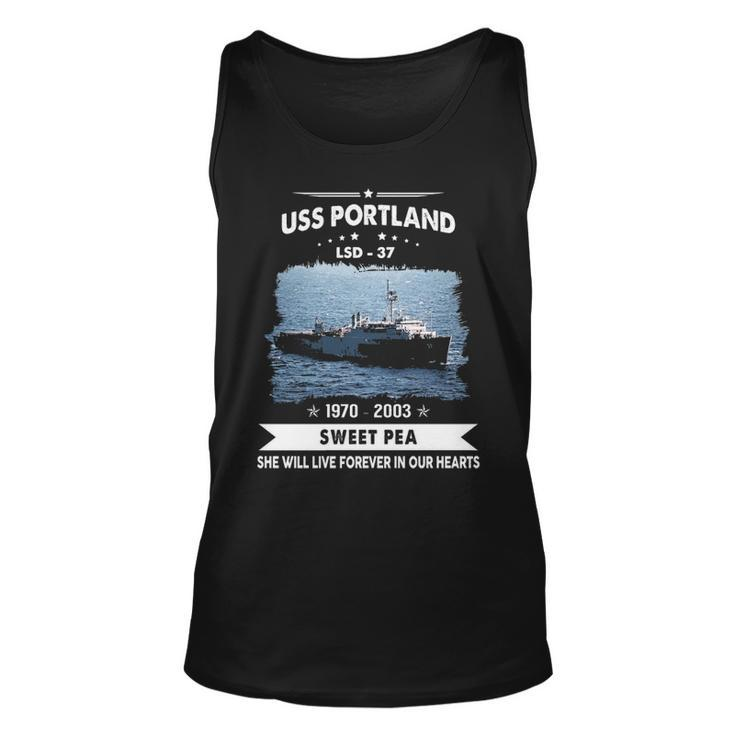 Uss Portland Lsd  V2 Unisex Tank Top