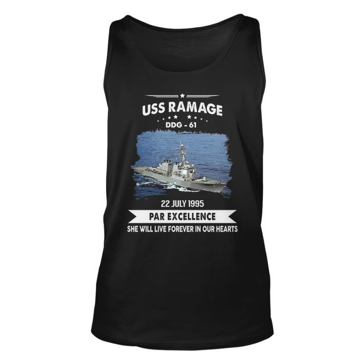 Uss Ramage Ddg  V2 Unisex Tank Top