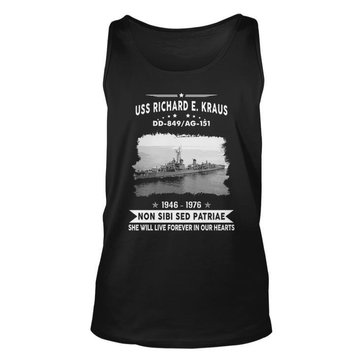 Uss Richard E Kraus Dd Unisex Tank Top