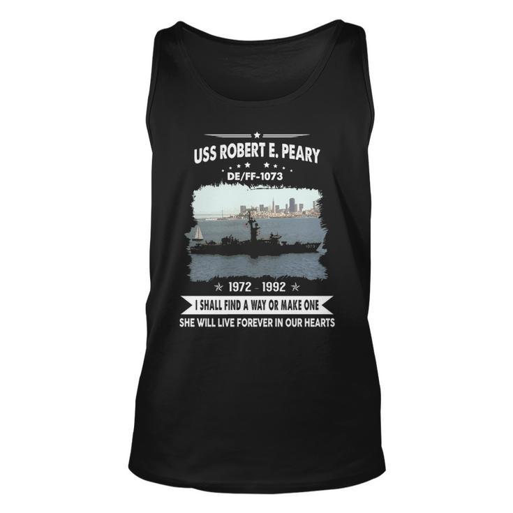 Uss Robert E Peary  Ff 1073 De  Unisex Tank Top