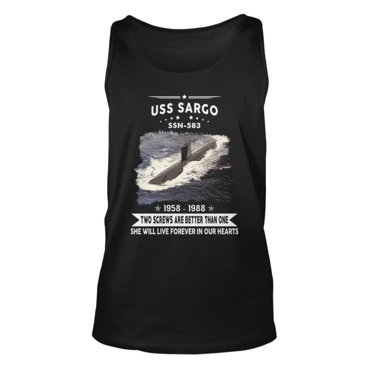 Uss Sargo Ssn  Unisex Tank Top