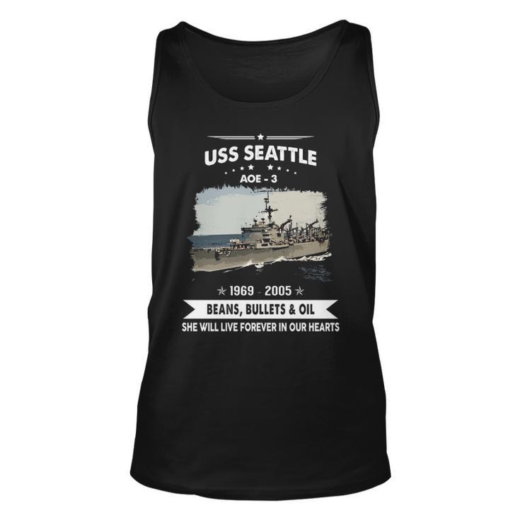 Uss Seattle Aoe  V2 Unisex Tank Top