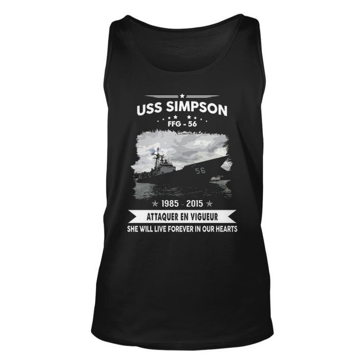 Uss Simpson Ffg  Unisex Tank Top