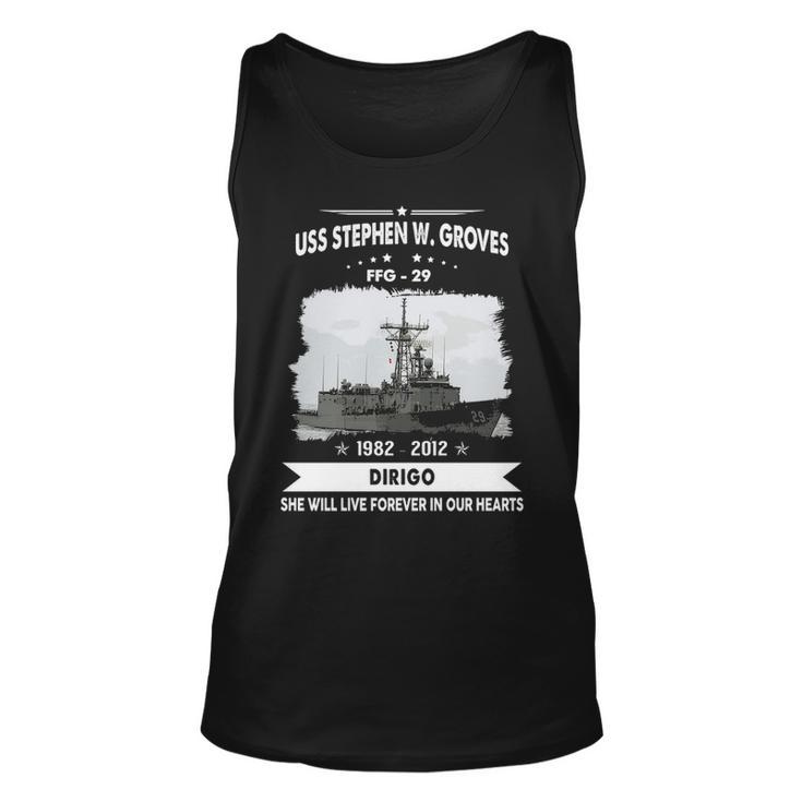 Uss Stephen W Groves Ffg  Unisex Tank Top