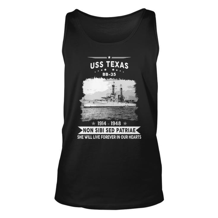 Uss Texas Bb 35 Battleship Unisex Tank Top