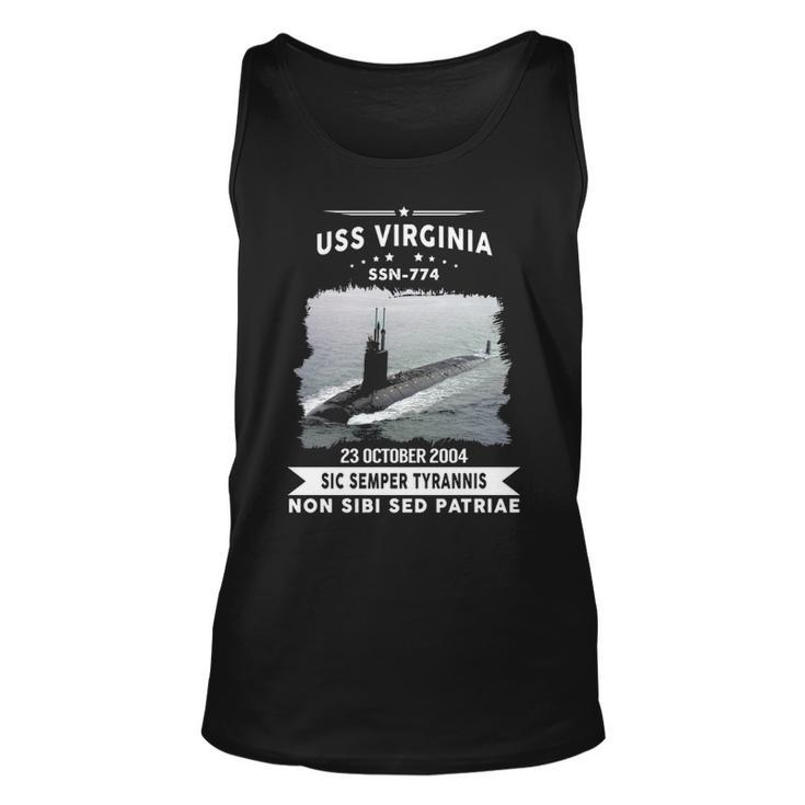Uss Virginia Ssn  Unisex Tank Top