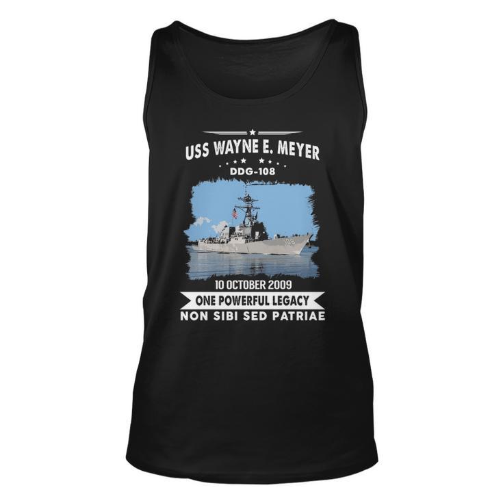 Uss Wayne E Meyer Ddg Unisex Tank Top