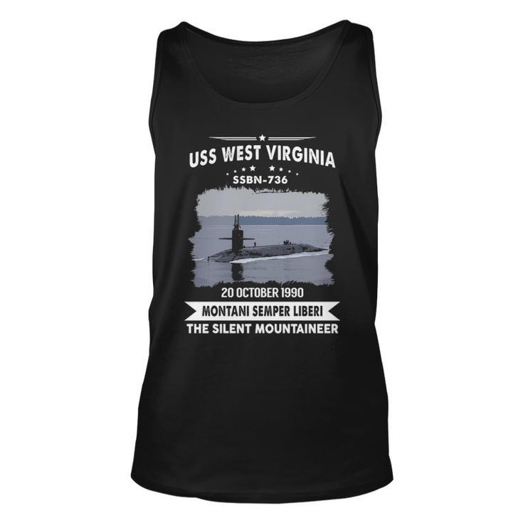 Uss West Virginia Ssbn  Unisex Tank Top