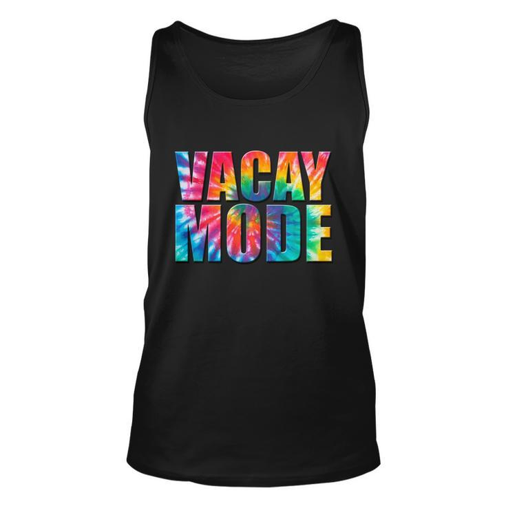Vacay Mode Tie Dye Colorful Vacation Unisex Tank Top