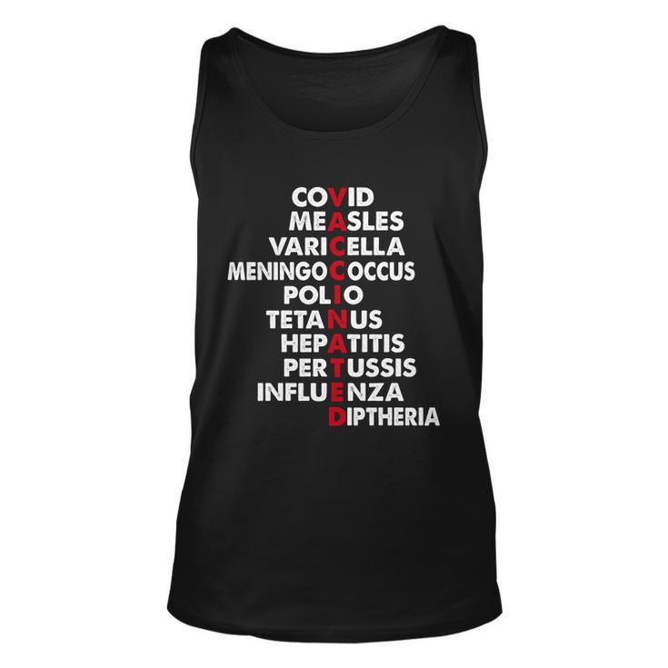 Vaccinated Tshirt V2 Unisex Tank Top