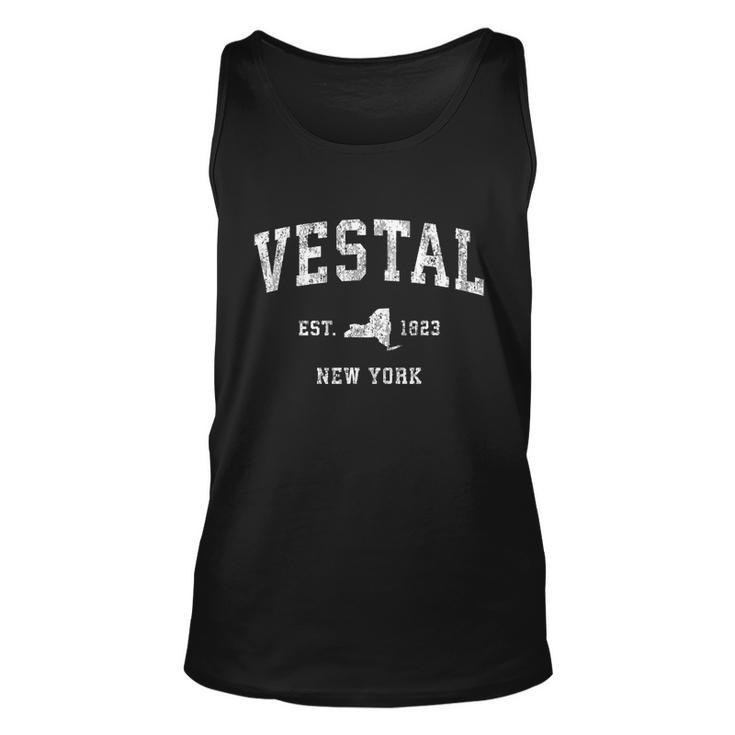 Vestal New York Ny Vintage Athletic Sports Design Unisex Tank Top