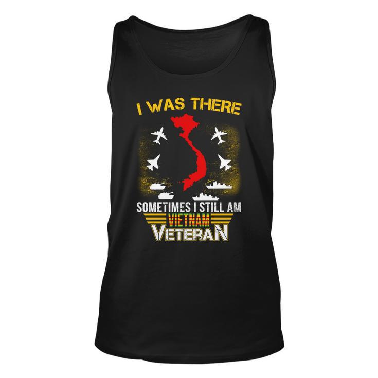 Vietnam Veteran I Was There Tshirt Unisex Tank Top