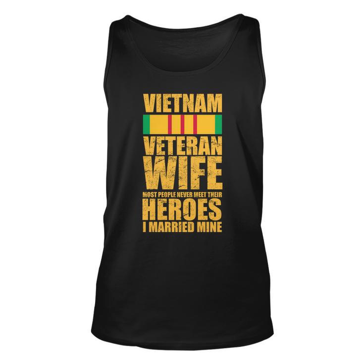 Vietnam Veteran Wife Tshirt Unisex Tank Top