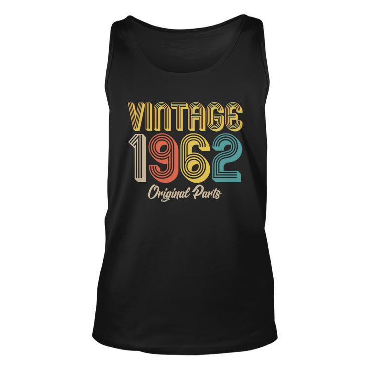 Vintage 1962 Original Parts 60Th Birthday V2 Unisex Tank Top