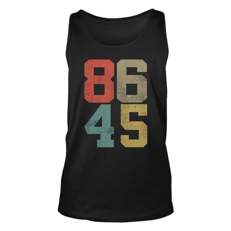 Vintage 86 45 Anti Trump Tshirt Unisex Tank Top