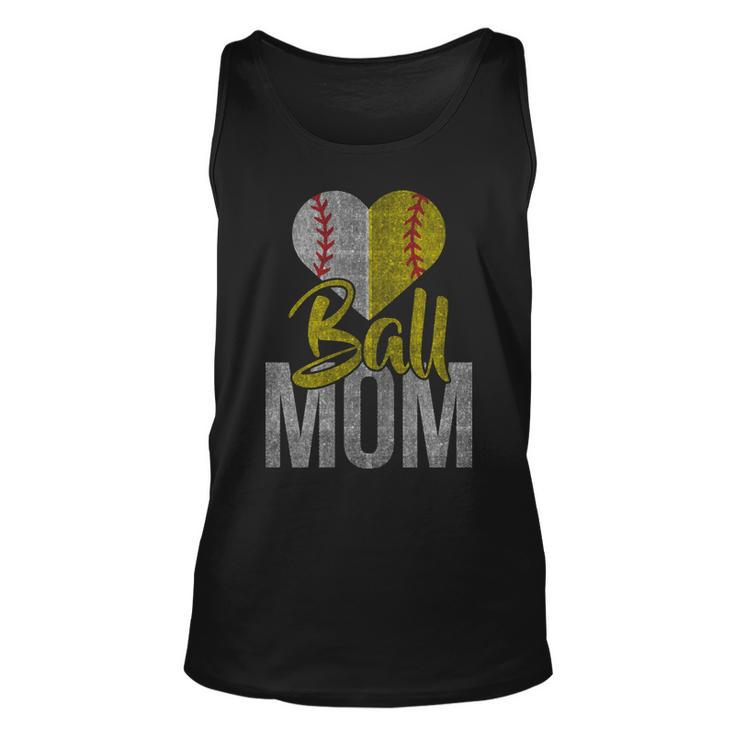 Vintage Baseball Mom Unisex Tank Top